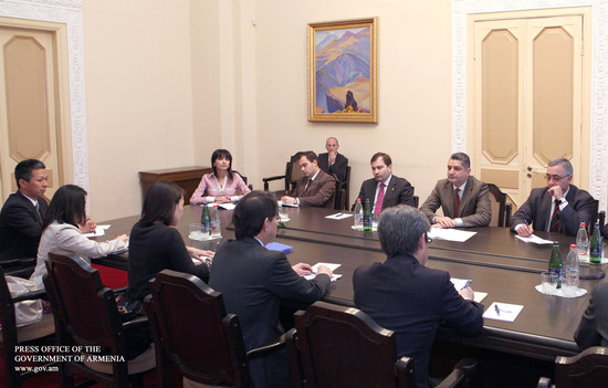 Վարչապետն ընդունել է Հայաստանում Ճապոնիայի արտակարգ և լիազոր դեսպանին