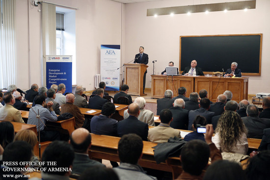 Վարչապետի մասնակցությամբ մեկնարկել է Հայկական տնտեսագիտական միության տարեկան համաժողովը