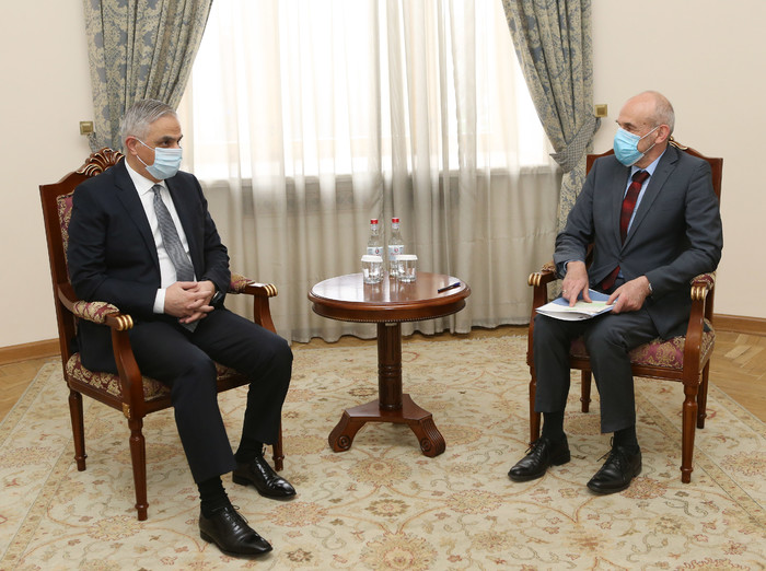 Փոխվարչապետ Մհեր Գրիգորյանն ընդունել է Գերմանիայի դեսպանին