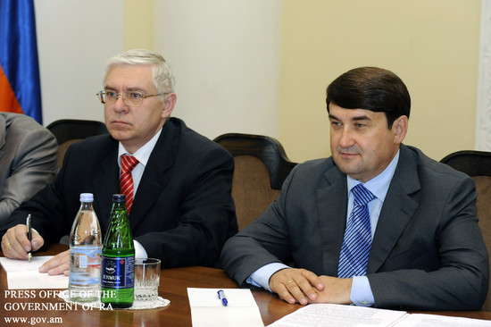 Տեղի է ունեցել Հայ-ռուսական տնտեսական համագործակցության միջկառավարական հանձնաժողովի համանախագահներ Տ