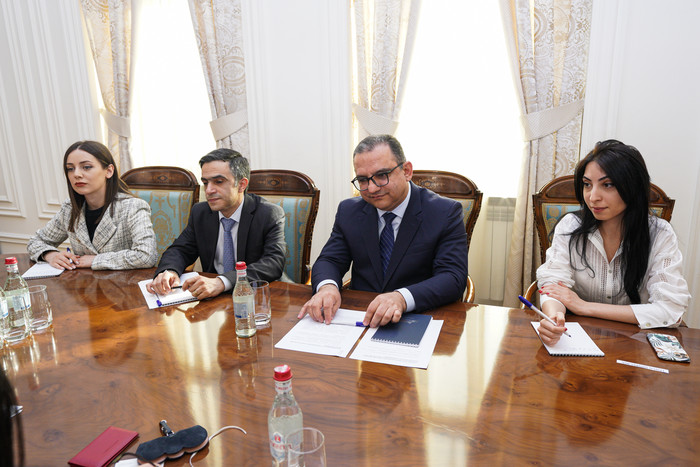 Տիգրան Խաչատրյանն ընդունել է Աշխատանքի միջազգային կազմակերպության ներկայացուցիչներին