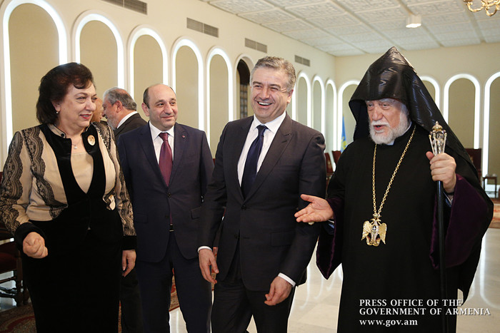 Վարչապետ Կարեն Կարապետյանը հանդիպել է Մեծի Տանն Կիլիկիո Կաթողիկոս Արամ Առաջինին
