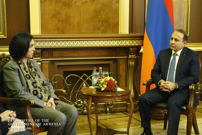 Վարչապետն ընդունել է «Վեոլիա» ընկերության Կենտրոնական և Արևելյան Եվրոպայի տարածաշրջանի փոխնախագահին