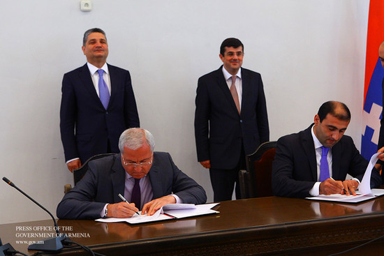 ՀՀ-ի և ԼՂՀ-ի վարչապետերի գլխավորությամբ քննարկվել է Արցախում կենսաթոշակային ոլորտի բարեփոխումների ըն