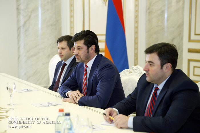 Վարչապետ Հովիկ Աբրահամյանն ընդունել է Վրաստանի փոխվարչապետ, էներգետիկայի նախարար Կախա Կալաձեին