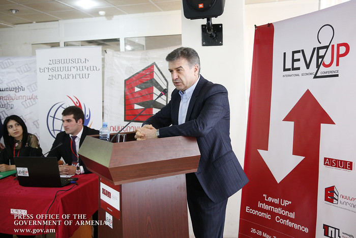 Վարչապետը ներկա է գտնվել «Level Up» միջազգային ուսանողական գիտաժողովին