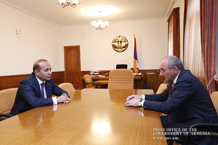 Հանդիպում ԼՂՀ նախագահ Բակո Սահակյանի հետ