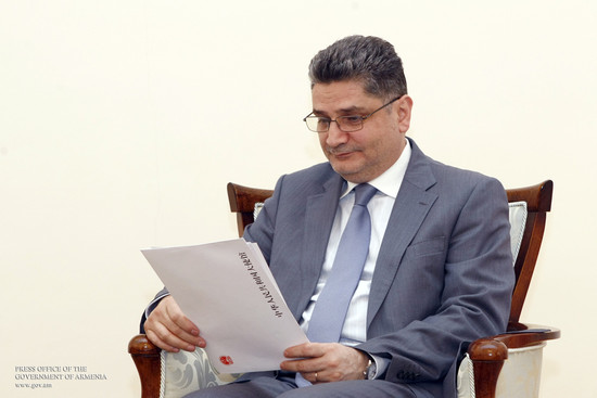 Թիան Չանչունը վարչապետին անձամբ է փոխանցել Չինաստանի պետական խորհրդի նախագահի շնորհավորանքները