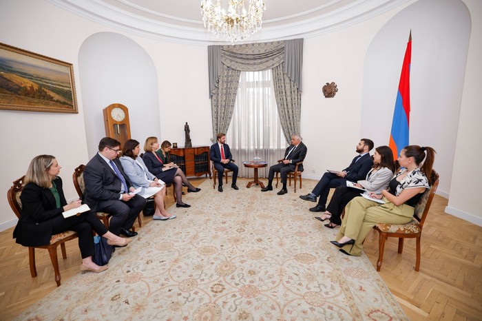 Փոխվարչապետ Մհեր Գրիգորյանն ընդունել է ԱՄՆ պետքարտուղարության Եվրոպայի և Եվրասիայի բյուրոյի ղեկավարի