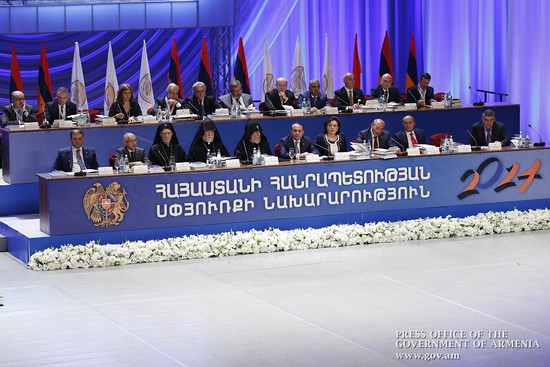 ՀՀ վարչապետ Հովիկ Աբրահամյանն ուղերձ է հղել «Հայաստան-Սփյուռք» հինգերորդ համաժողովի մասնակիցներին