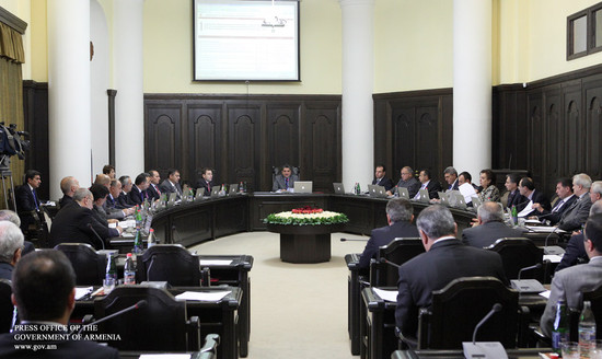 Վարչապետ Տիգրան Սարգսյանի ներածական խոսքը ՀՀ կառավարության նիստում