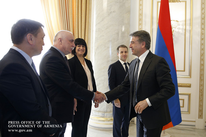 ԵԱՏՄ անդամ պետությունների ՏՏ ոլորտի ղեկավարներին  ընդունել է Կարեն Կարապետյանը