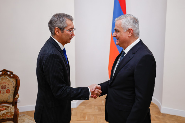 Փոխվարչապետ Մհեր Գրիգորյանն ընդունել է Ղազախստանի Հանրապետության դեսպանին