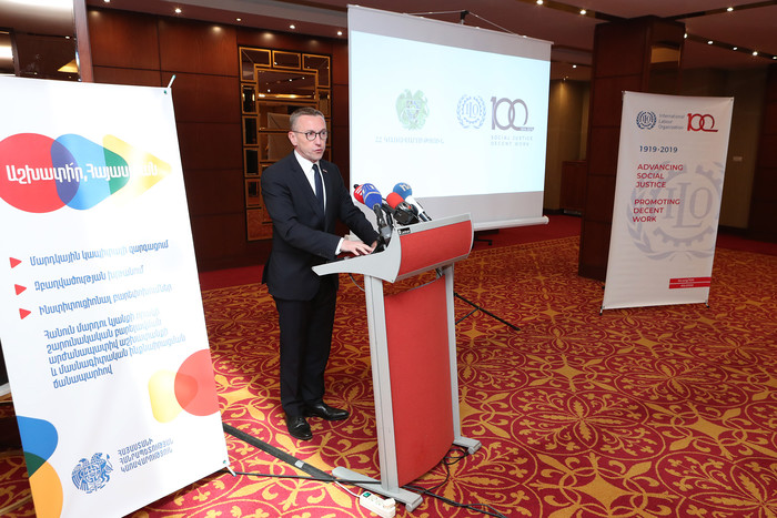 Փոխվարչապետ Տիգրան Ավինյանը ելույթ է ունեցել «Աշխատիր Հայաստան» ծրագրի մեկնարկին և Աշխատանքի միջազգա