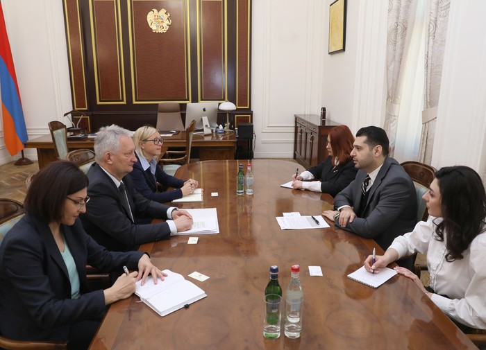 Փոխվարչապետ Մաթևոսյանը և Հայաստանում Գերմանիայի դեսպան Ռիխտերը քննարկել են երկուստեք հետաքրքրություն