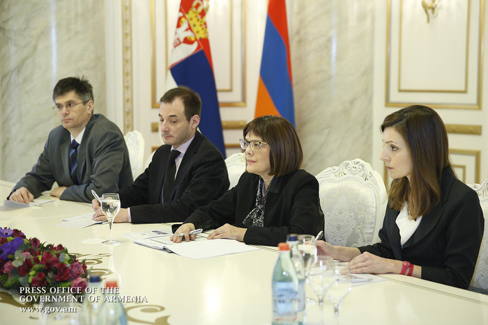 Վարչապետը հանդիպել է Սերբիայի Ազգային ժողովի նախագահին