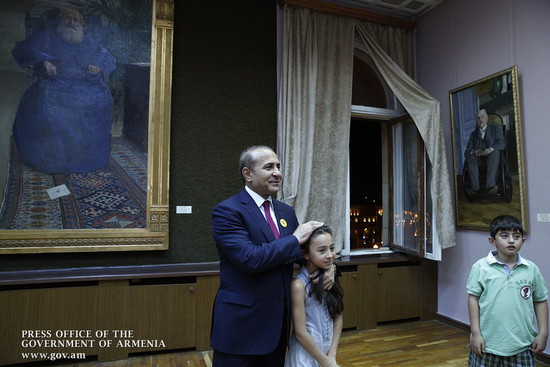 «Թանգարանների գիշեր» միջոցառման շրջանակում վարչապետն այցելել է Ազգային պատկերասրահ