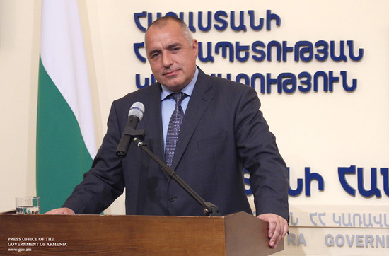 Հայաստանի վարչապետ Տիգրան Սարգսյանի և Բուլղարիայի վարչապետ Բոյկո Բորիսովի համատեղ մամուլի ասուլիսի ս