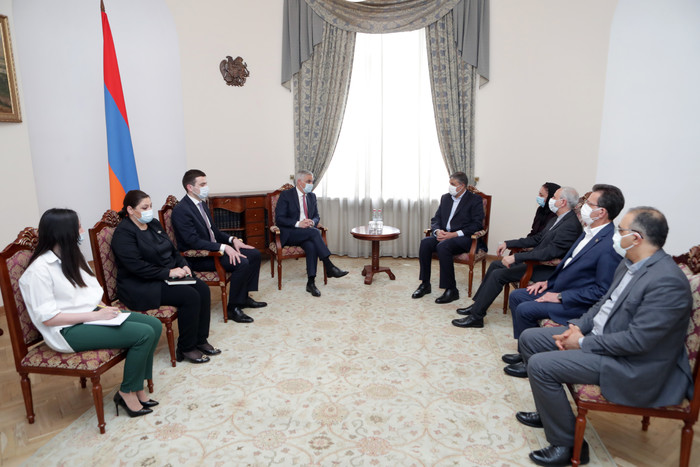 Փոխվարչապետի պաշտոնակատար Մհեր Գրիգորյանը ընդունել է Իրանի ճանապարհաշինության և քաղաքաշինության նախա