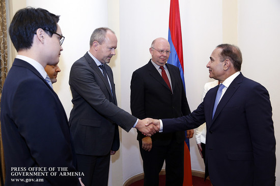 Վարչապետն ընդունել է Հայաստանում կուտակային կենսաթոշակային ֆոնդի կառավարիչ ընկերության ներկայացուցիչ