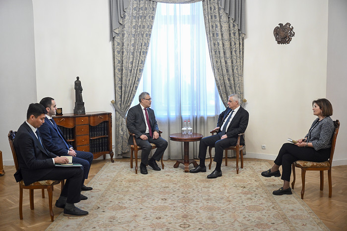 Փոխվարչապետ Մհեր Գրիգորյանն ընդունել է ԵՏՀ ինտեգրման և մակրոտնտեսության հարցերով նախարարին