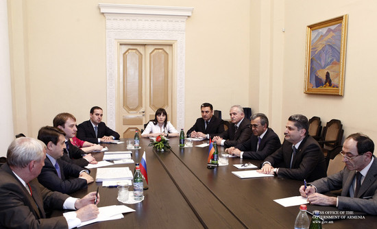 Հանդիպել են  Հայ-ռուսական տնտեսական համագործակցության միջկառավարական հանձնաժողովի համանախագահները