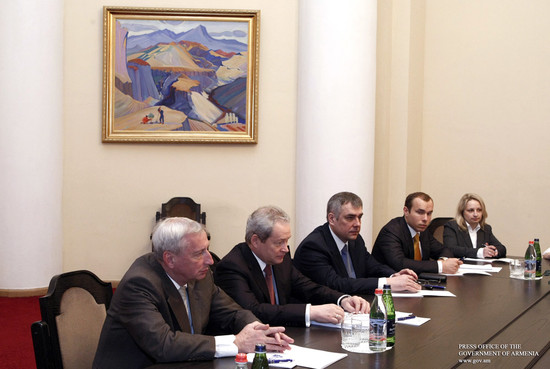 Վարչապետն ընդունել է ՌԴ տարածքային զարգացման նախարարին