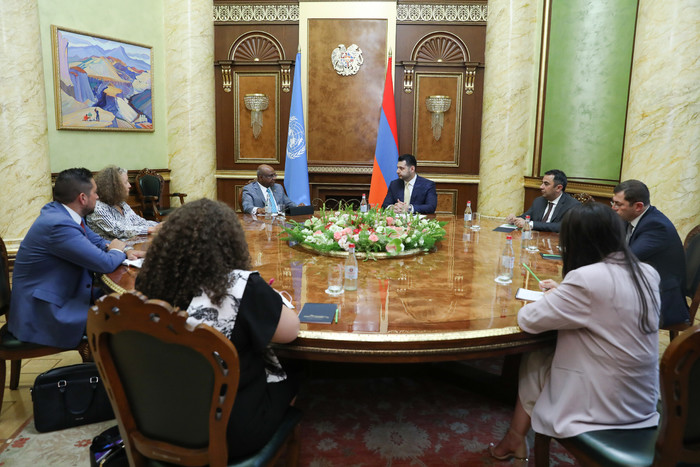 Փոխվարչապետ Մաթևոսյանն այսօր ընդունել է ՄԱԿ-ի Գլխավոր ասամբլեայի նախագահ Աբդուլլա Շահիդին