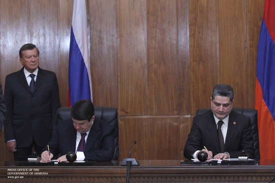 Կայացել է հայ-ռուսական միջկառավարական տնտեսական հանձնաժողովի համանախագահների հանդիպումը