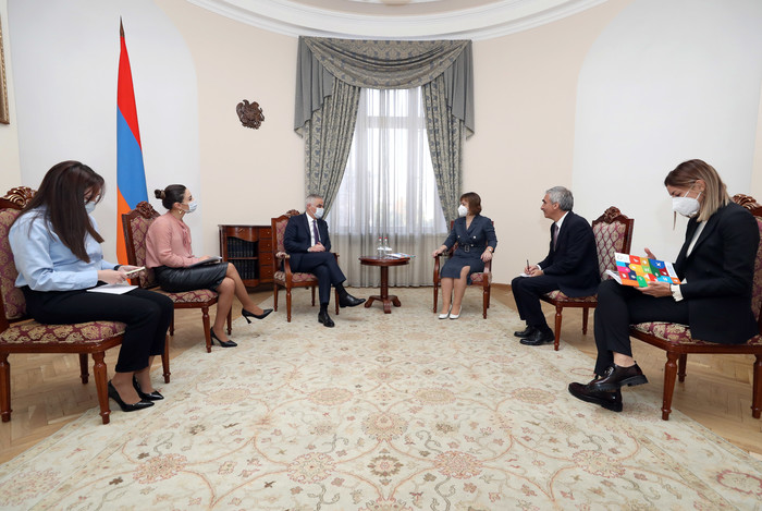 Փոխվարչապետ Մհեր Գրիգորյանն ընդունել է ՄԱԶԾ նորանշանակ մշտական ներկայացուցչին
