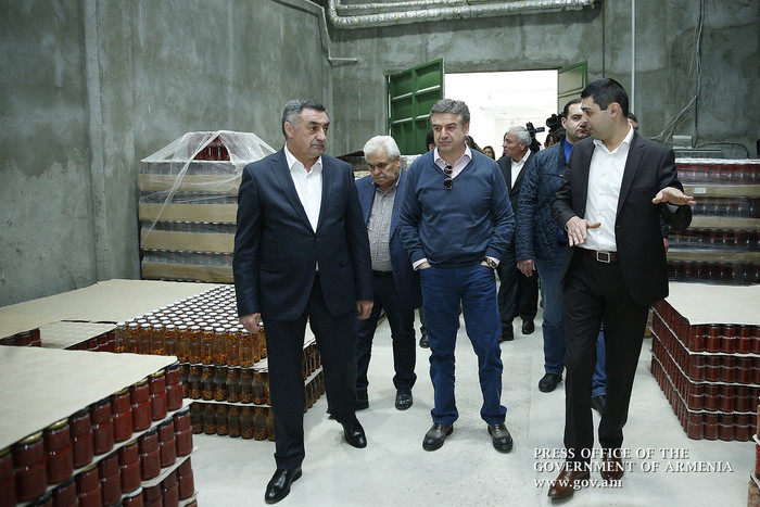 Կարեն Կարապետյանն այցելել է Վայոց Ձորի մարզի արտադրական ձեռնարկություններ և քննարկել զբոսաշրջության 