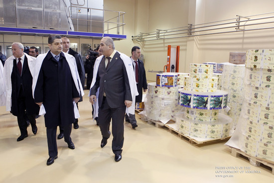 Կառավարությունն օժանդակություն է ցուցաբերում արտադրող ընկերության ներդրումային ծրագրին