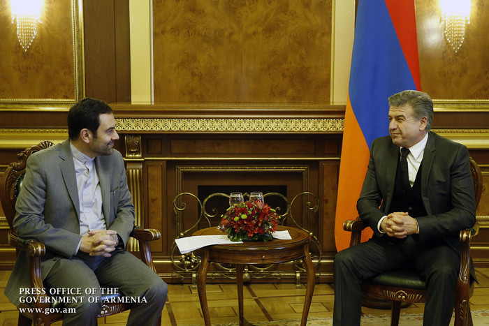 Վարչապետն ընդունել է ՀՀ-ում Իրանի դեսպանին