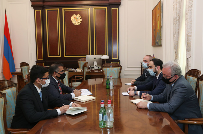 Փոխվարչապետ Տիգրան Ավինյանն ընդունել է Հնդկաստանի դեսպանին