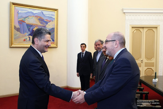 Վարչապետը հանդիպել է Հայ մարմնակրթական ընդհանուր միության կենտրոնական վարչության անդամներին