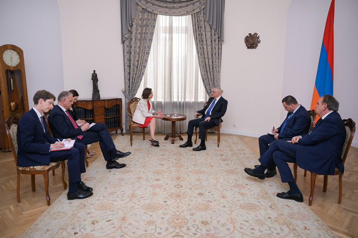Փոխվարչապետ Մհեր Գրիգորյանն ընդունել է ԵՄ Արտաքին գործողությունների եվրոպական ծառայության գլխավոր քա
