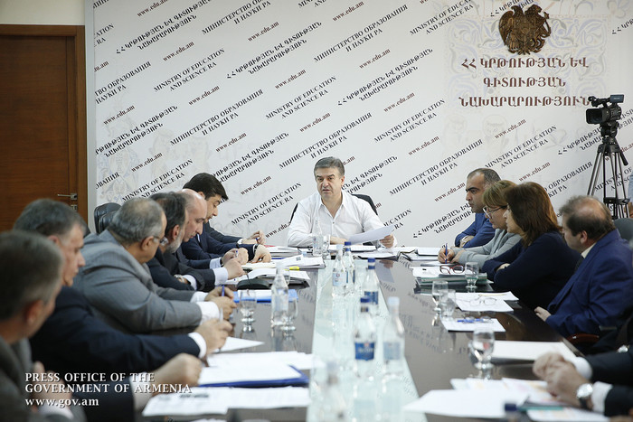 Վարչապետը ծանոթացել է կրթության ոլորտում իրականացվող բարեփոխումներին և առաջիկա ծրագրերին