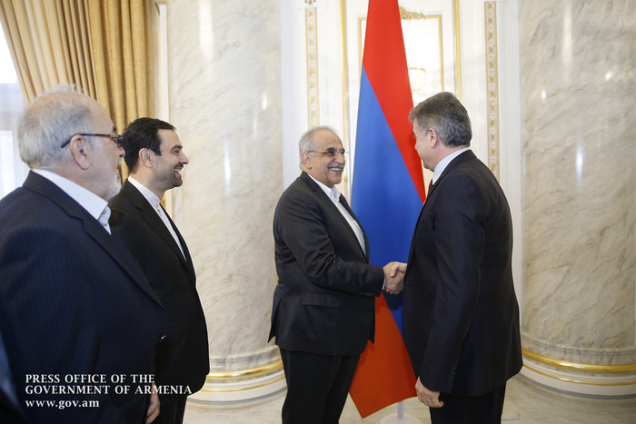 Վարչապետն ընդունել է Իրանի էկոնոմիկայի և ֆինանսների փոխնախարար, գլխավոր մաքսատան պետ Մասուդ Քարբասիա