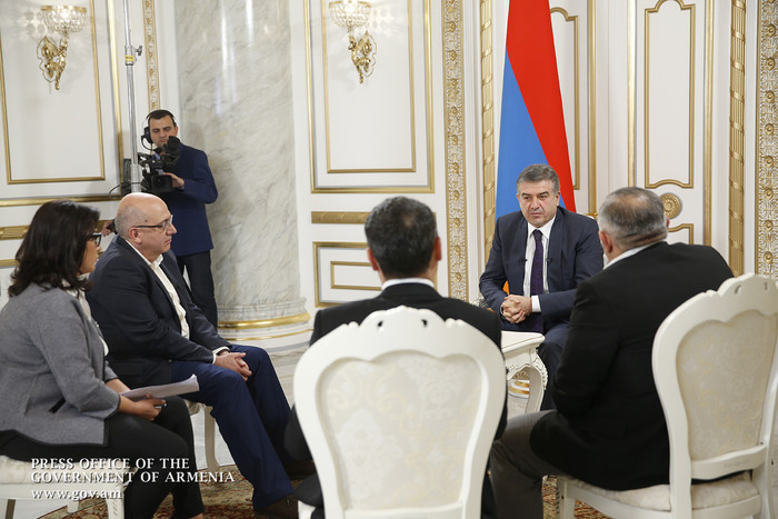 ՀՀ վարչապետ Կարեն Կարապետյանի հարցազրույցը հեռուստաընկերություններին
