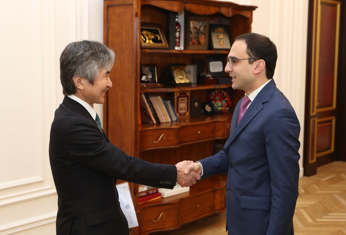 Փոխվարչապետ Տիգրան Ավինյանն ընդունել է Հայաստանում Ճապոնիայի դեսպանին