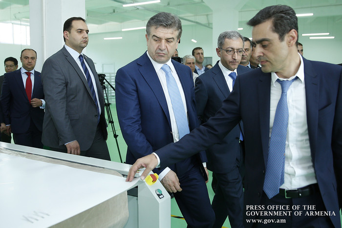 Վարչապետը մասնակցել է Հայաստանում առաջին արևային վահանակներ արտադրող գործարանի բացմանը