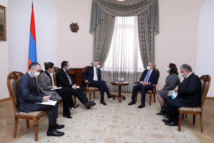 Փոխվարչապետ Մհեր Գրիգորյանն ընդունել է ՍԾՏՀԿ Գլխավոր քարտուղարին