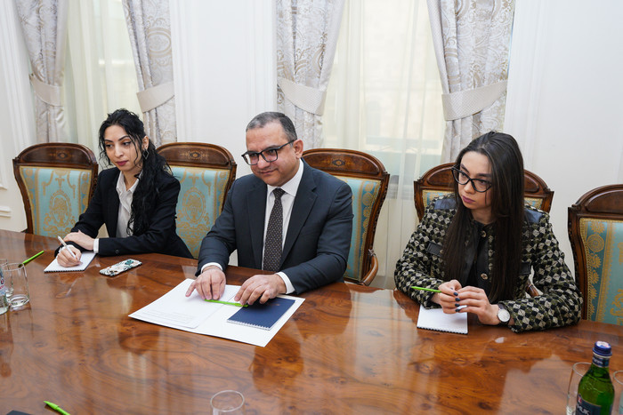 Փոխվարչապետ Տիգրան Խաչատրյանն ընդունել է ՀՀ-ում ԱՄՆ ժամանակավոր հավատարմատար Չիպ Լեյթինենին