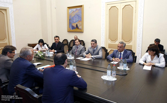 Տիգրան Սարգսյանն ընդունել է «Գազպրոմբանկ»-ի պատվիրակությանը