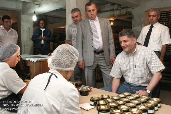 Վարչապետն այցելել է Սյունիքի մարզի գյուղմթերք վերամշակող ընկերություն և հանքարդյունաբերական ձեռնարկո