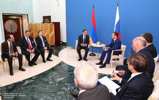 Տիգրան Սարգսյանը և Դմիտրի Մեդվեդևը քննարկել են հայ-ռուսական  համագործակցության հետագա զարգացմանն առն