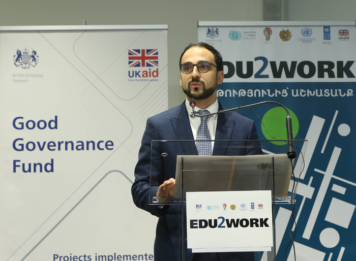 Փոխվարչապետ Տիգրան Ավինյանը մասնակցեց «Կրթությունից՝ աշխատանք» ծրագրի մեկնարկին