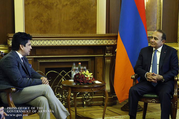 Վարչապետն ընդունել է բրիտանական «Գրեյնջ հոլդինգ» ընկերության ղեկավար Շեյխ Ասադին