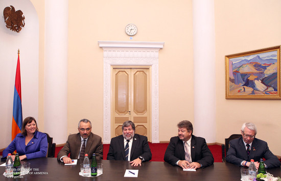 Տիգրան Սարգսյանն ընդունել է Սթիվ Վոզնյակին