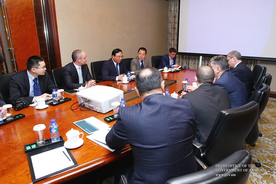 Վարչապետ Տիգրան Սարգսյանը  չինական  ընկերությունների ներկայացուցիչների հետ քննարկել է   համագործակցո